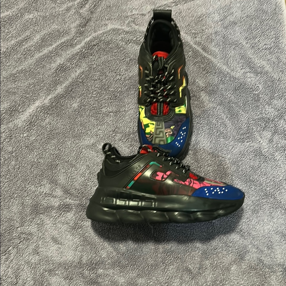Multicolor Graphic Sneakers